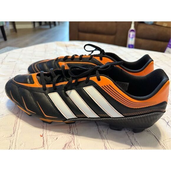 Adidas Men\'s Sz 13 Ezeiro III TRX FG Soccer Cleats Black Orange Outdoor Athletic main image 11